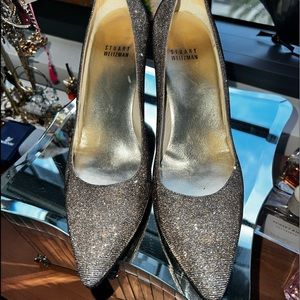 Glitter Stuart Weitzman heels size 8